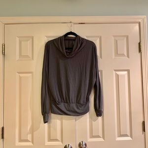 Grey long sleeve blouse